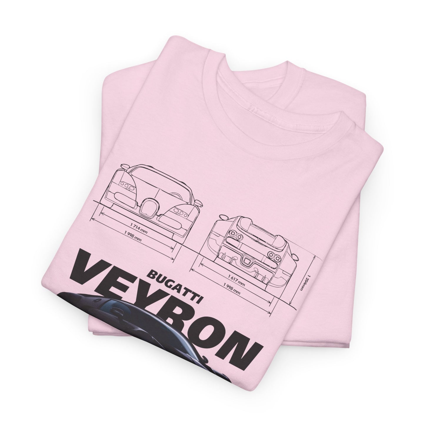 Bugatti Veyron Blueprint Collection Unisex T-Shirt