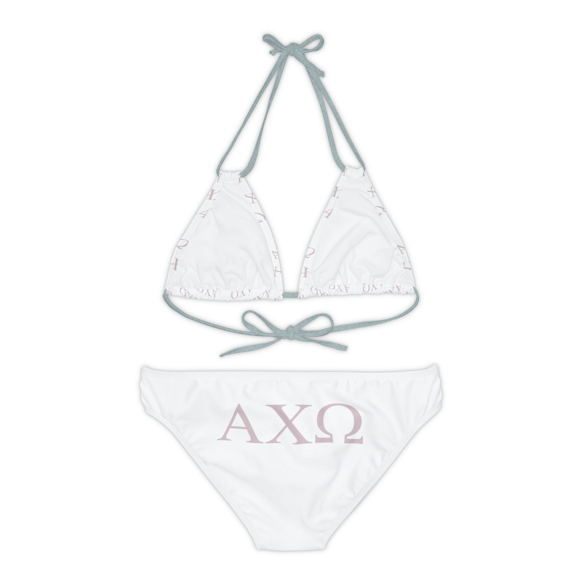 Alpha Chi Omega Sorority Strappy Bikini Set