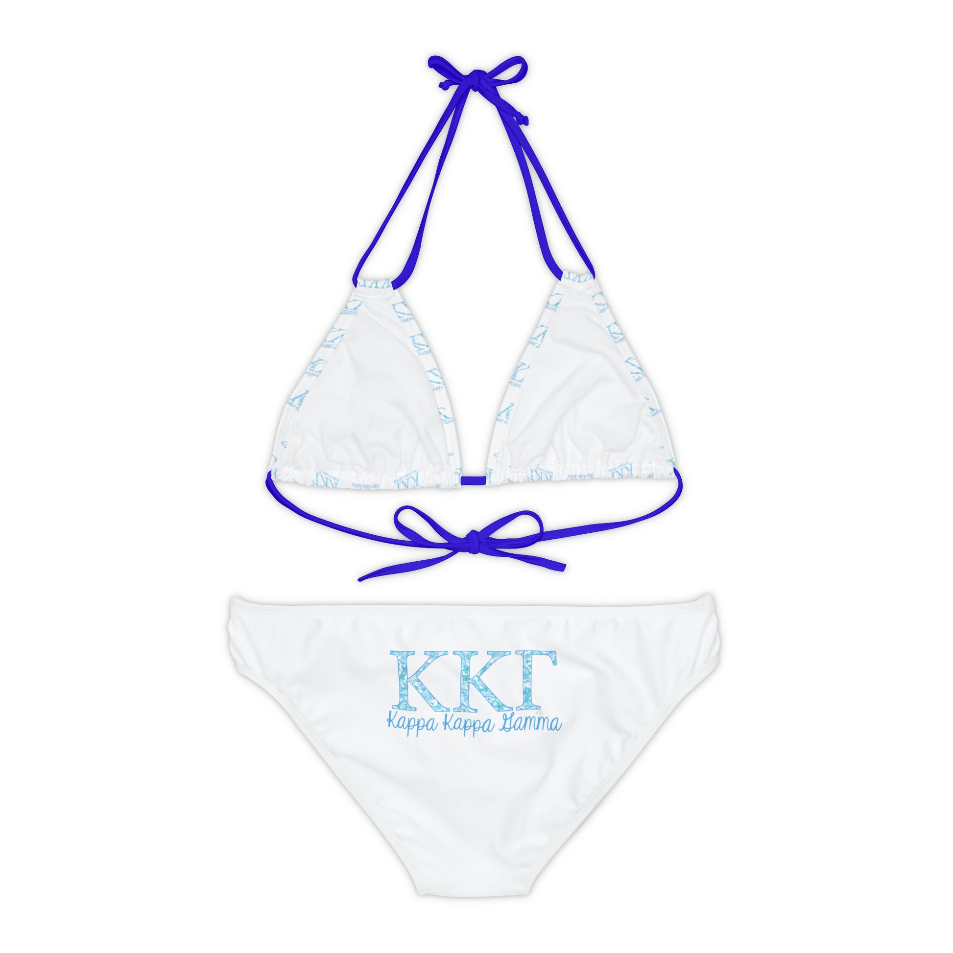Kappa Kappa Gamma Sorority Strappy Bikini Set - Beach, Pool, Summer