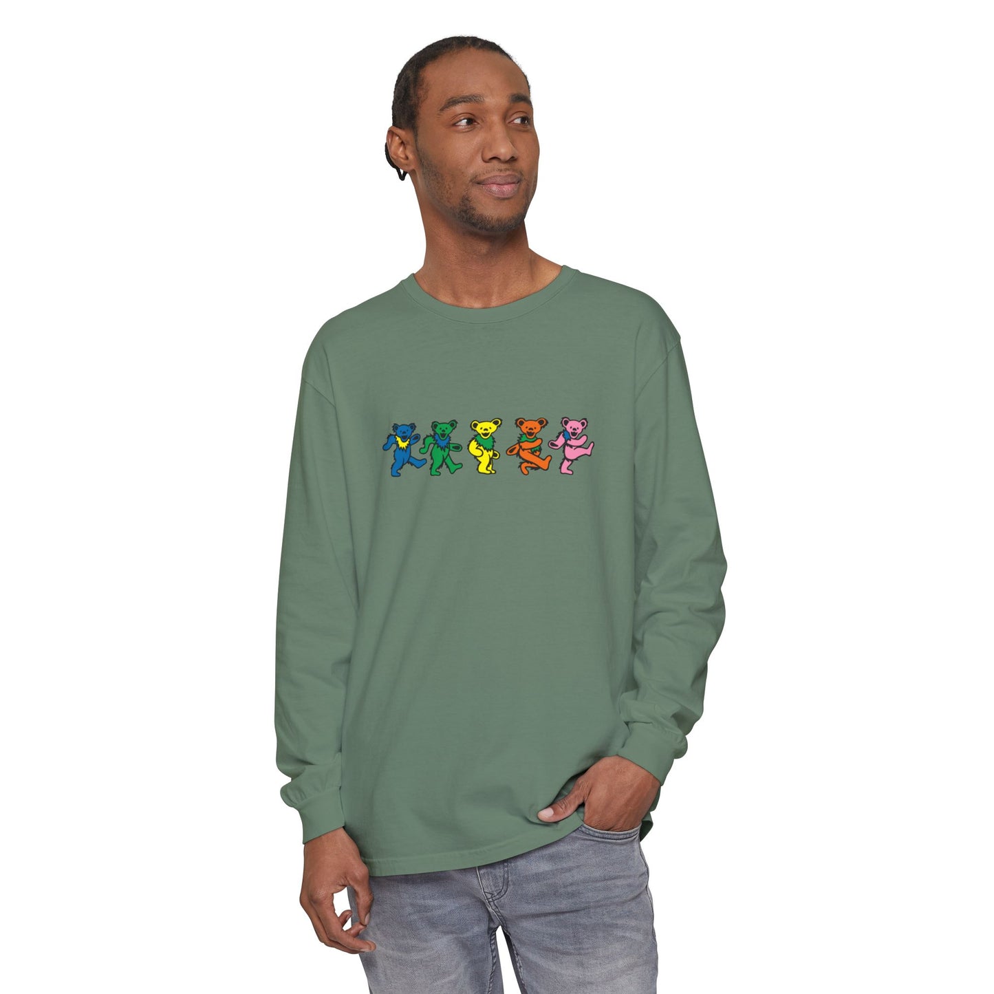 Dancing Bears Vineyard Collection Unisex Garment-dyed Long Sleeve