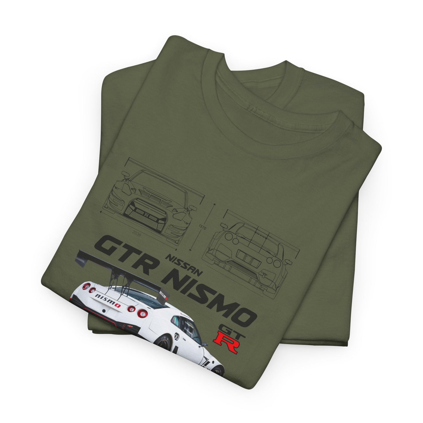 Nissan GTR Nismo Blueprint Collection Unisex Cotton Tee