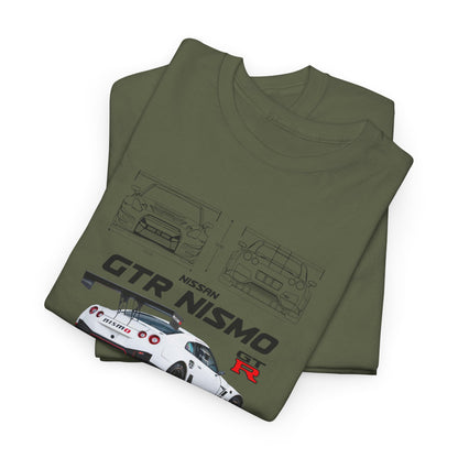 Nissan GTR Nismo Blueprint Collection Unisex Cotton Tee