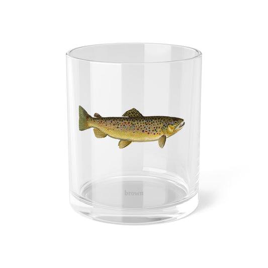 Brown Trout Whiskey Glass - 10oz Celebrate