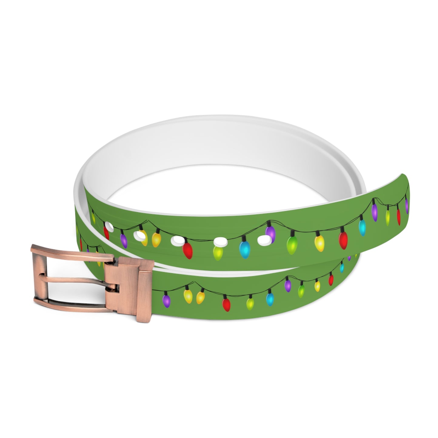 Ugly Christmas Belt - Green - Men'