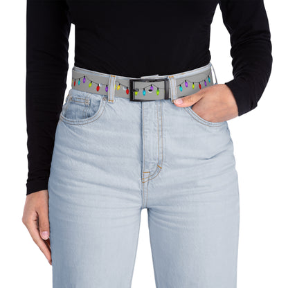 Ugly Christmas Belt - Holiday Lights - Men'