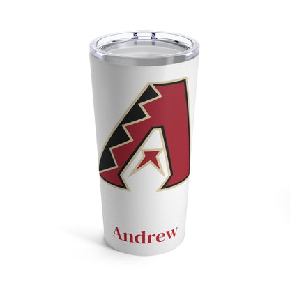 Personalized Diamondbacks 20oz Travel Mug Tumbler