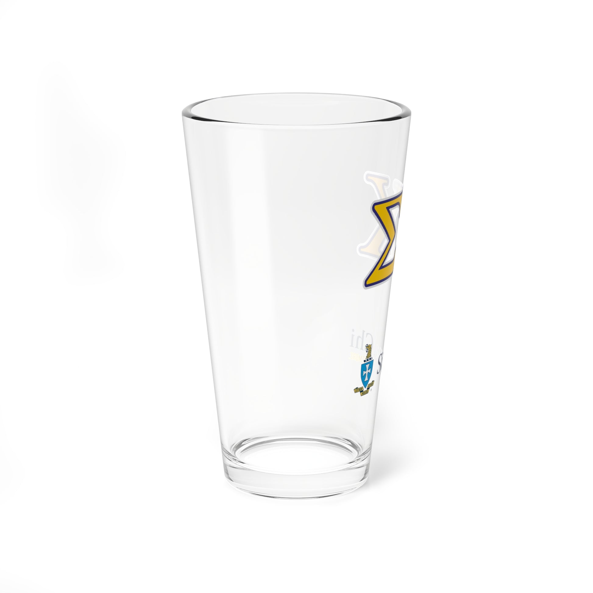 Sigma Chi Fraternity Pint Glass - 16oz - Drinking Glass