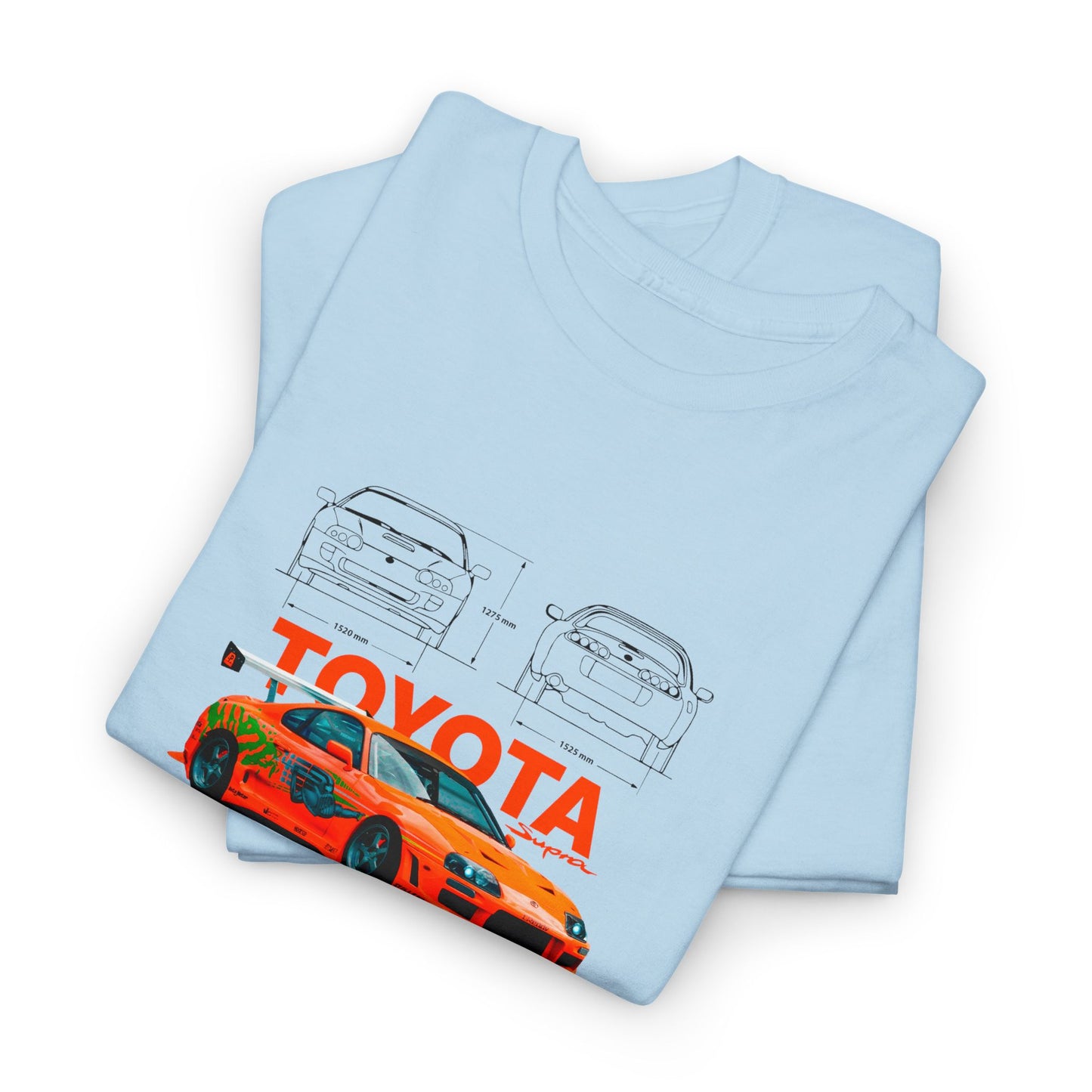 Toyota Supra MK4 Blueprint Collection Unisex Cotton Tee