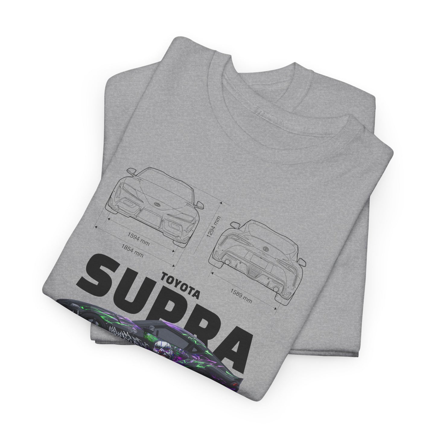 Toyota Supra A90 Blueprint Collection Unisex Cotton Tee