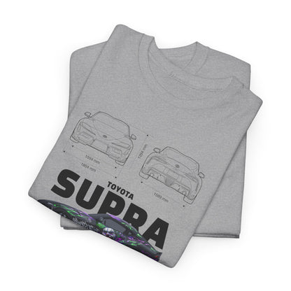 Toyota Supra A90 Blueprint Collection Unisex Cotton Tee