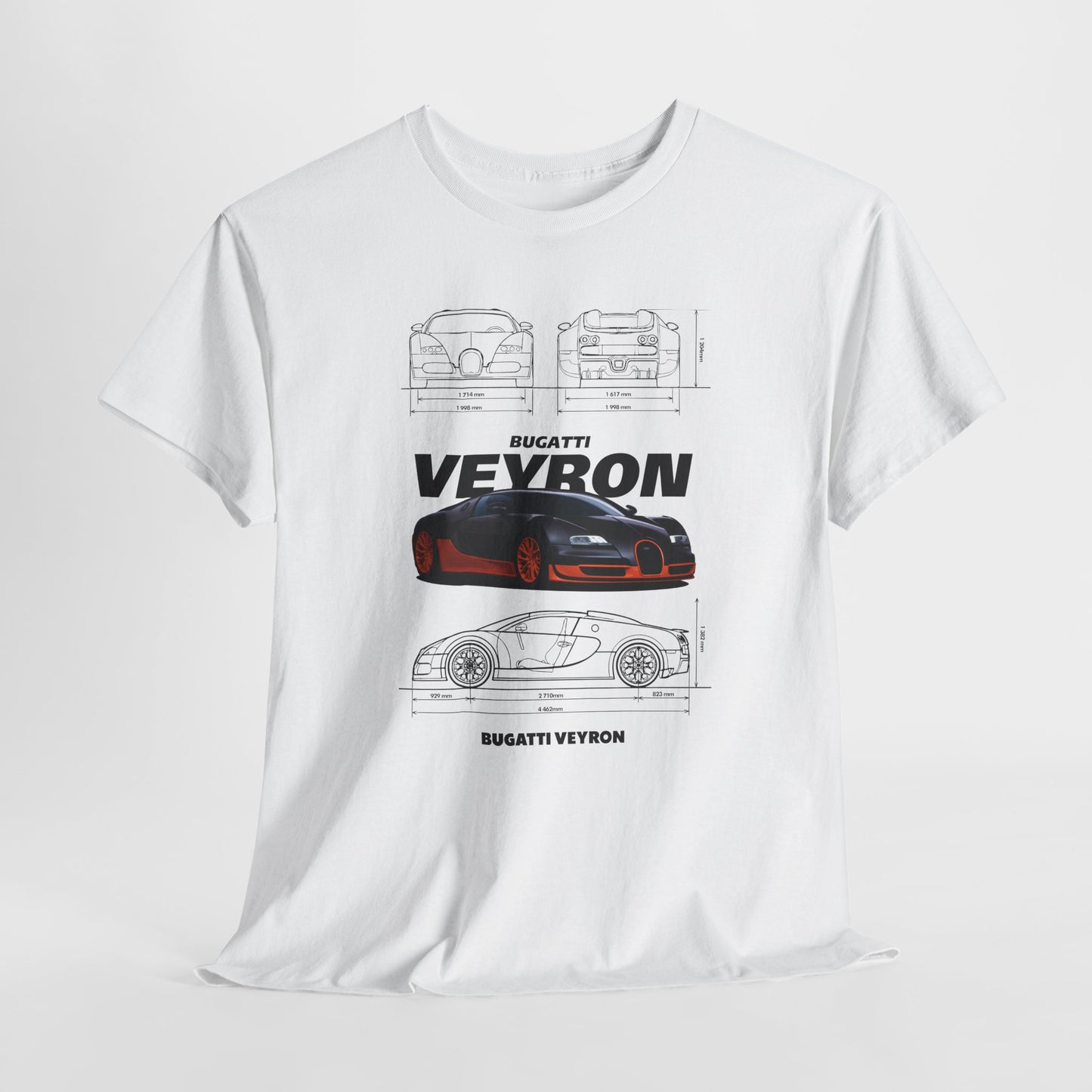 Bugatti Veyron Blueprint Collection Unisex T-Shirt