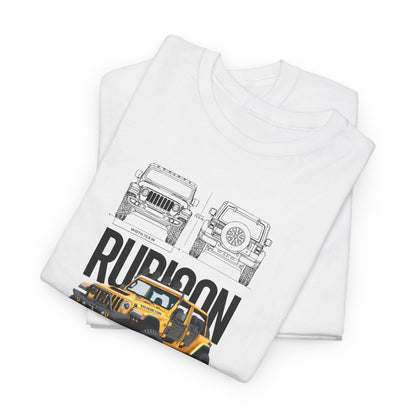 Jeep Wrangler Rubicon Blueprint Collection Unisex Cotton Tee