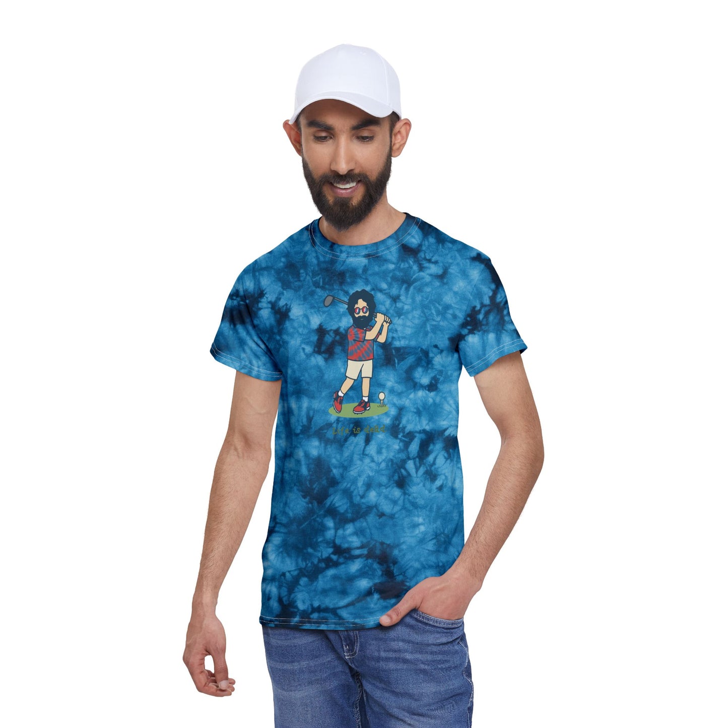 Golfin' Jerry | Life is dead. Stealie Crystal Tie-Dye Unisex T-Shirt