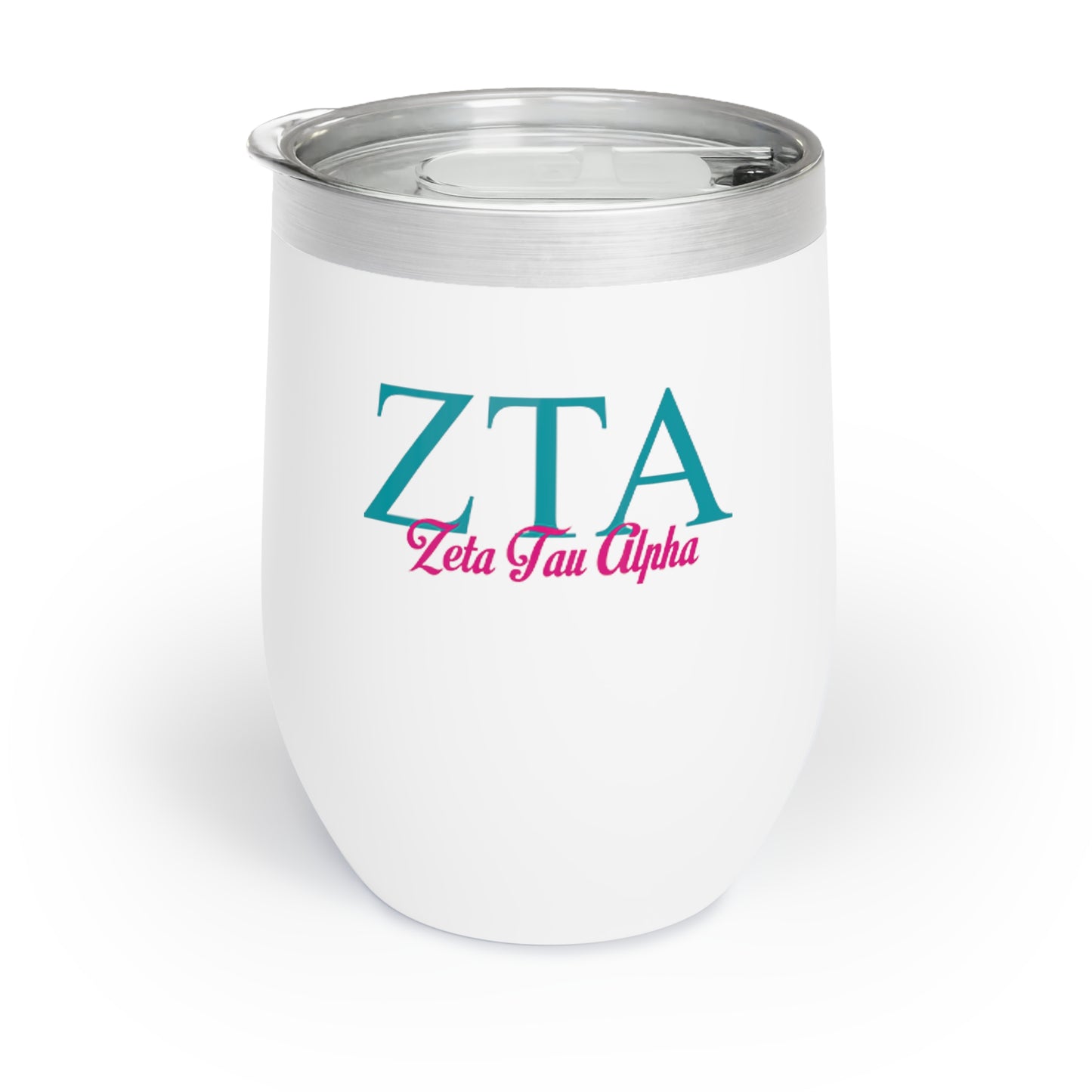 Personalized Zeta Tau Alpha Sorority Wine Tumbler - ZTA