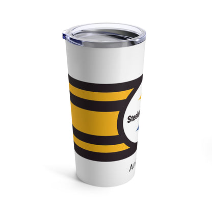 Personalized Pittsburgh Steelers 20oz Travel Mug Tumbler