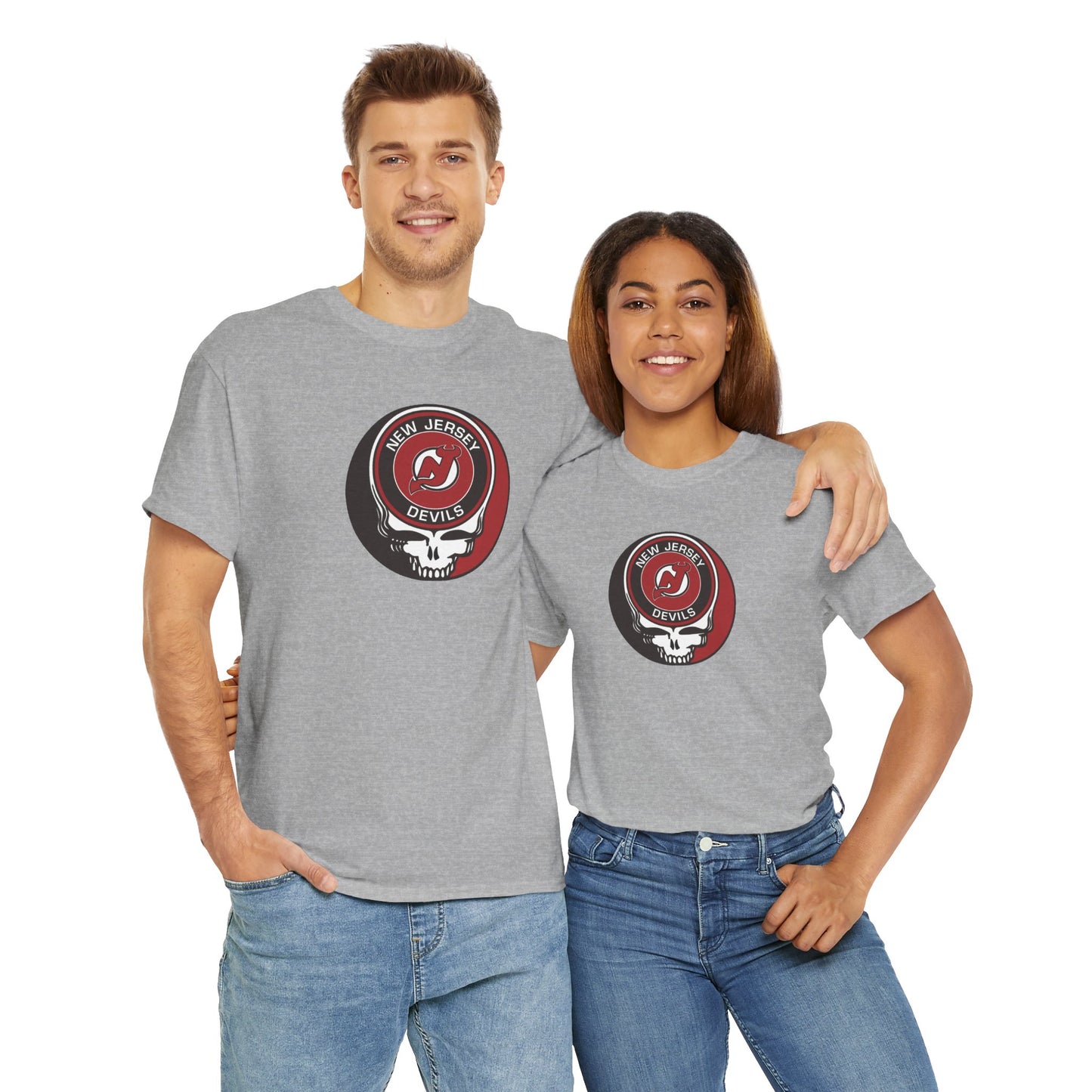 New Jersey Devils Grateful Dead Steal Your Face T-Shirt - NHL