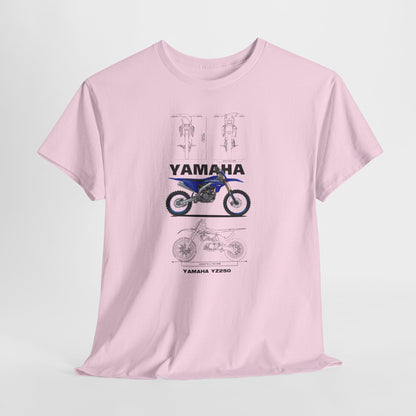 Yamaha YZ250 Blueprint Collection Unisex Cotton Tee