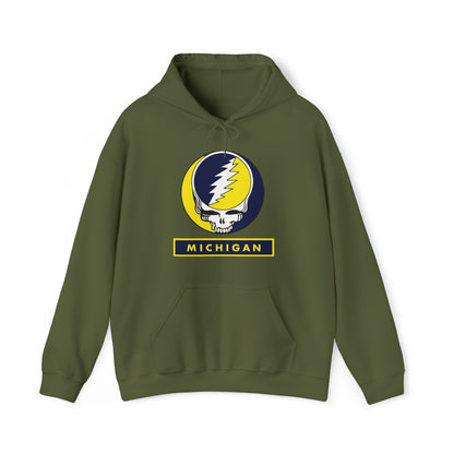 Michigan Grateful Dead Unisex Heavy Blend Hoodie