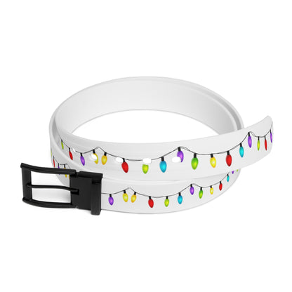 Ugly Christmas Belt - Holiday Lights - Men'