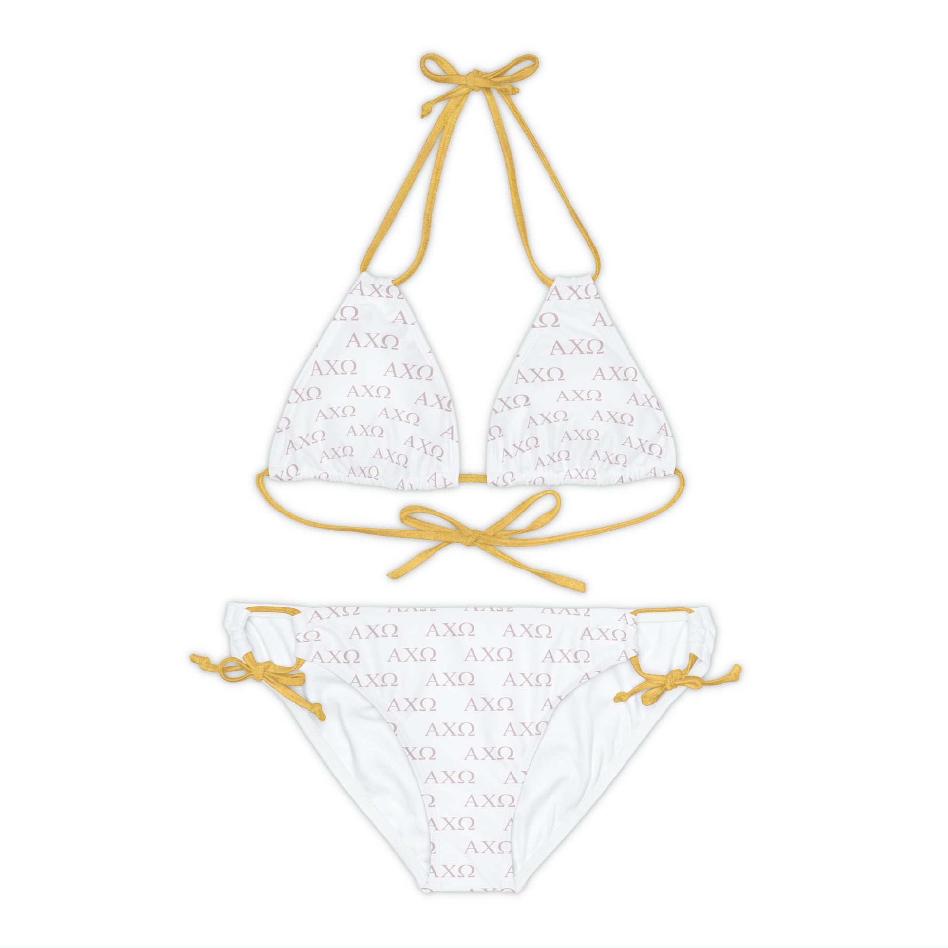 Alpha Chi Omega Sorority Strappy Bikini Set