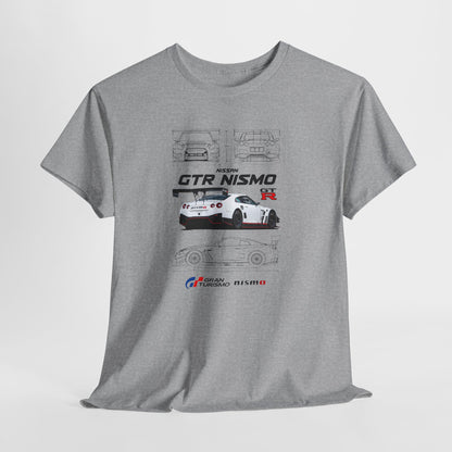 Nissan GTR Nismo Blueprint Collection Unisex Cotton Tee