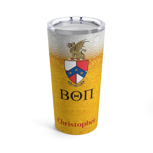 Personalized Beta Theta Pi 20oz Travel Mug Tumbler