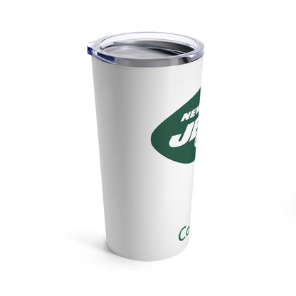 Personalized New York Jets 20oz Travel Mug Tumbler + Vacuum-Insulated } Add A Name For Free! NFL