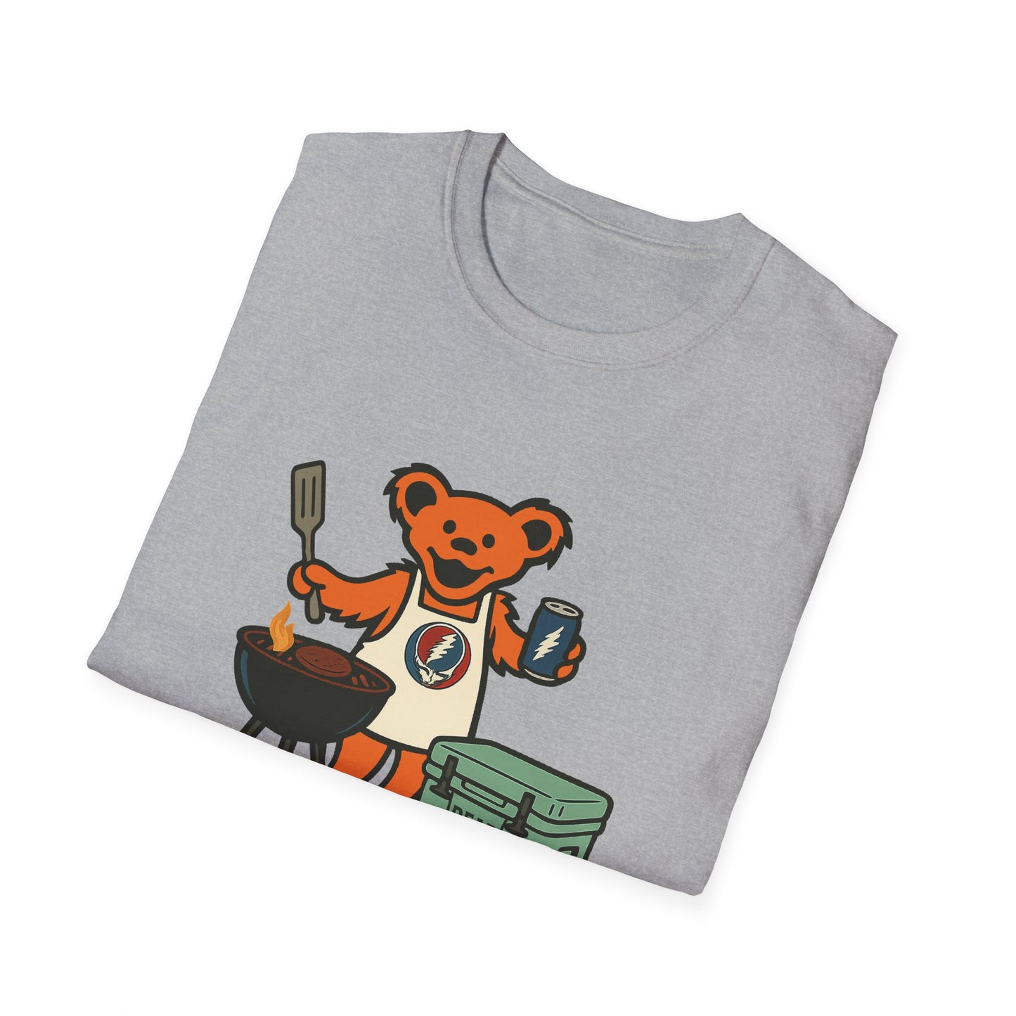 Grillin' Bear - Life is dead. Grateful Dead TShirt