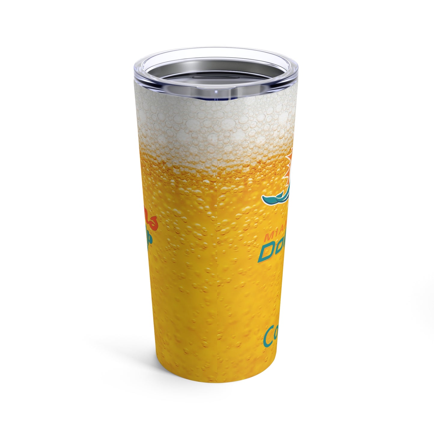 Personalized Miami Dolphins 20oz Travel Mug Tumbler