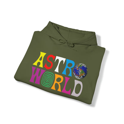 Travis Scott ASTRO WORLD Unisex Heavy Blend Hoodie