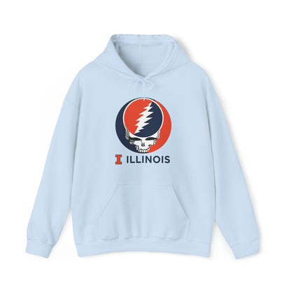Illinois Grateful Dead Unisex Heavy Blend Hoodie