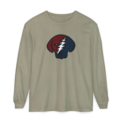 Stealie Pup Vineyard Collection Unisex Garment-dyed Long Sleeve
