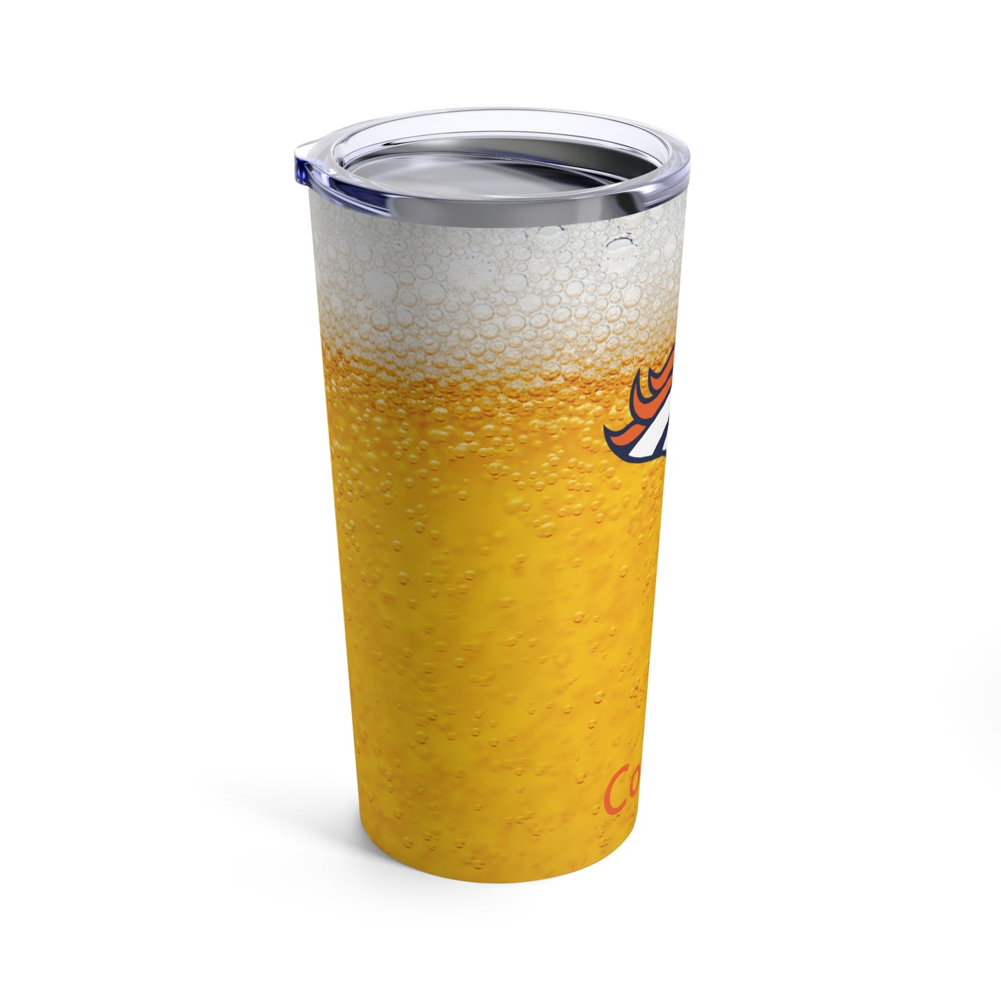 Personalized Denver Broncos 20oz Travel Mug Tumbler