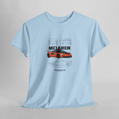 MCLAREN 720S Blueprint Collection Unisex Cotton Tee
