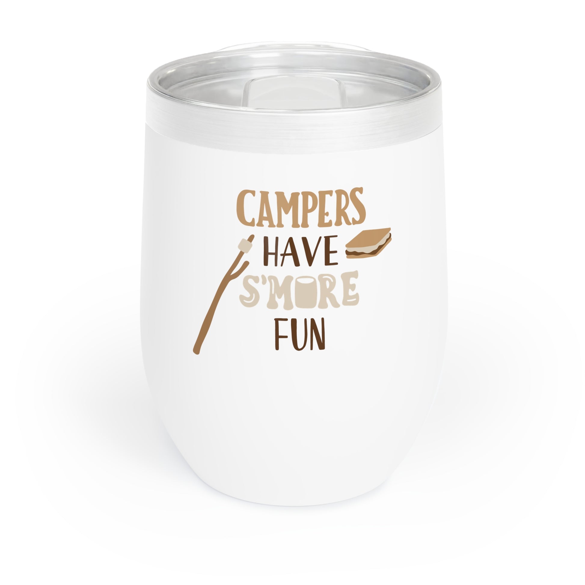 Campers Have S'More Fun 12oz Wine Tumbler