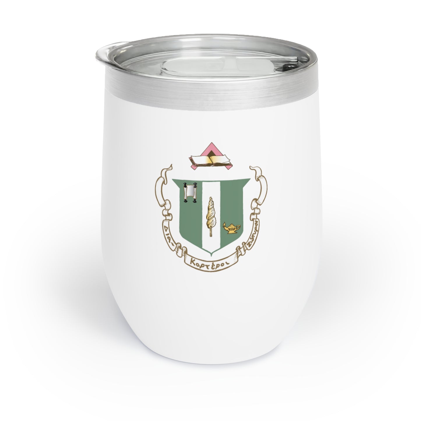 Personalized Delta Zeta Sorority Wine Tumbler - DZ -