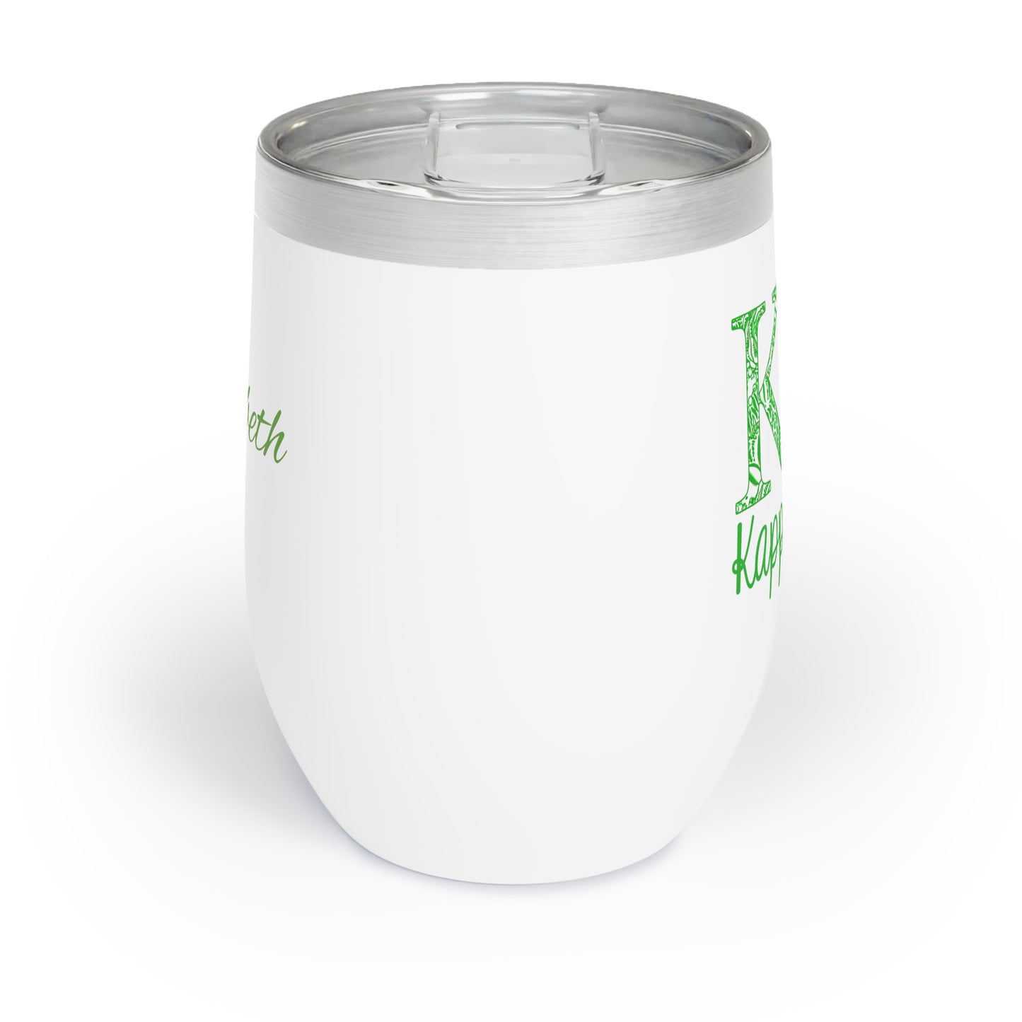 Personalized Kappa Delta Sorority Wine Tumbler - KD 12oz Vacuum Insulated