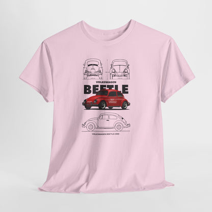 Volkswagen Beetle Blueprint Collection Unisex Cotton Tee