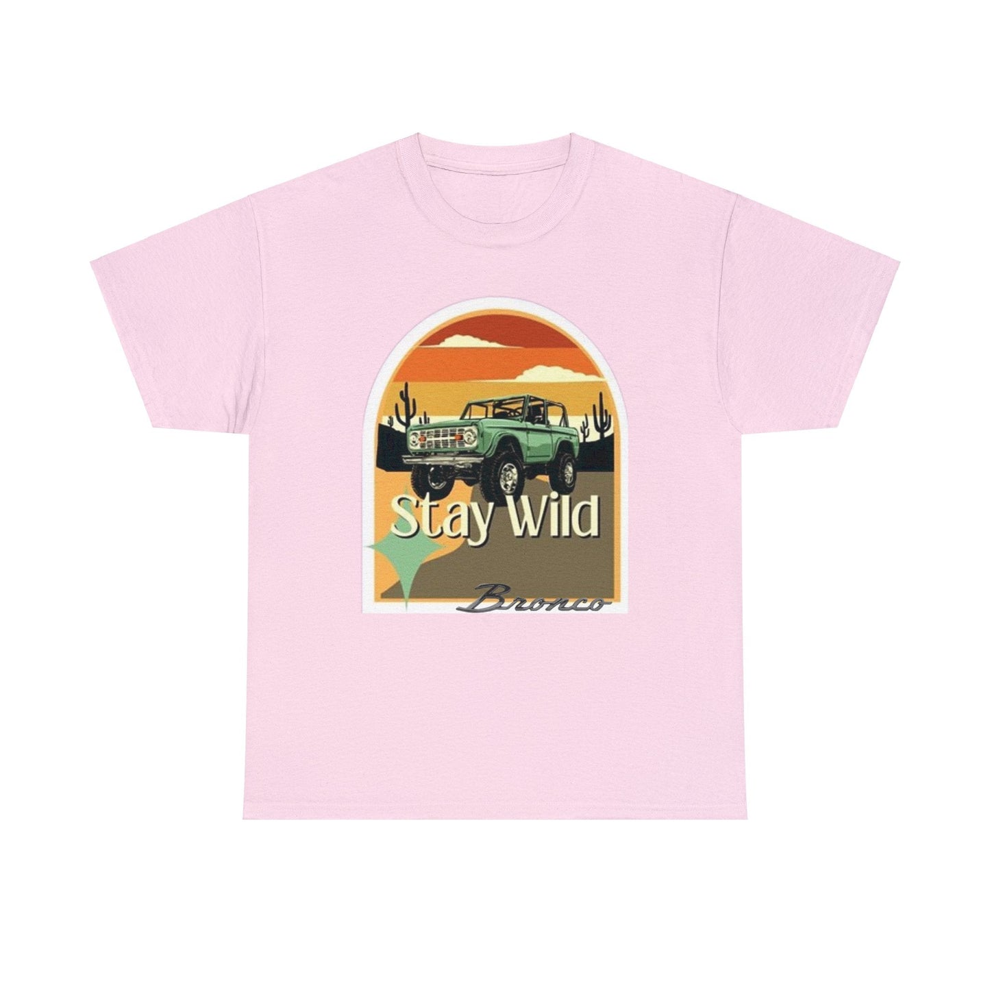 Ford Bronco Art T-Shirt - Ethical, Sustainable, and Cool!