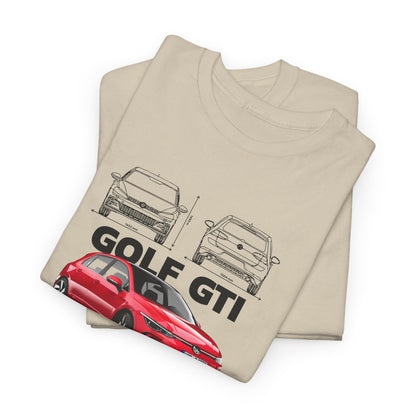 Volkswagen GTI Blueprint Collection Unisex Cotton Tee