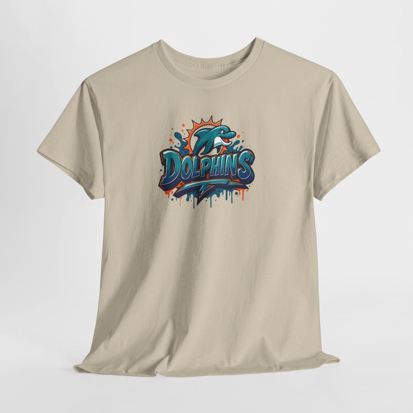 Miami Dolphins Art Unisex Premium Cotton Tee