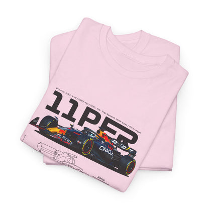 Red Bull Formula 1 Blueprint Collection Unisex Cotton Tee