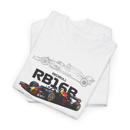 Red Bull Formula 1 Blueprint Collection Unisex Cotton Tee