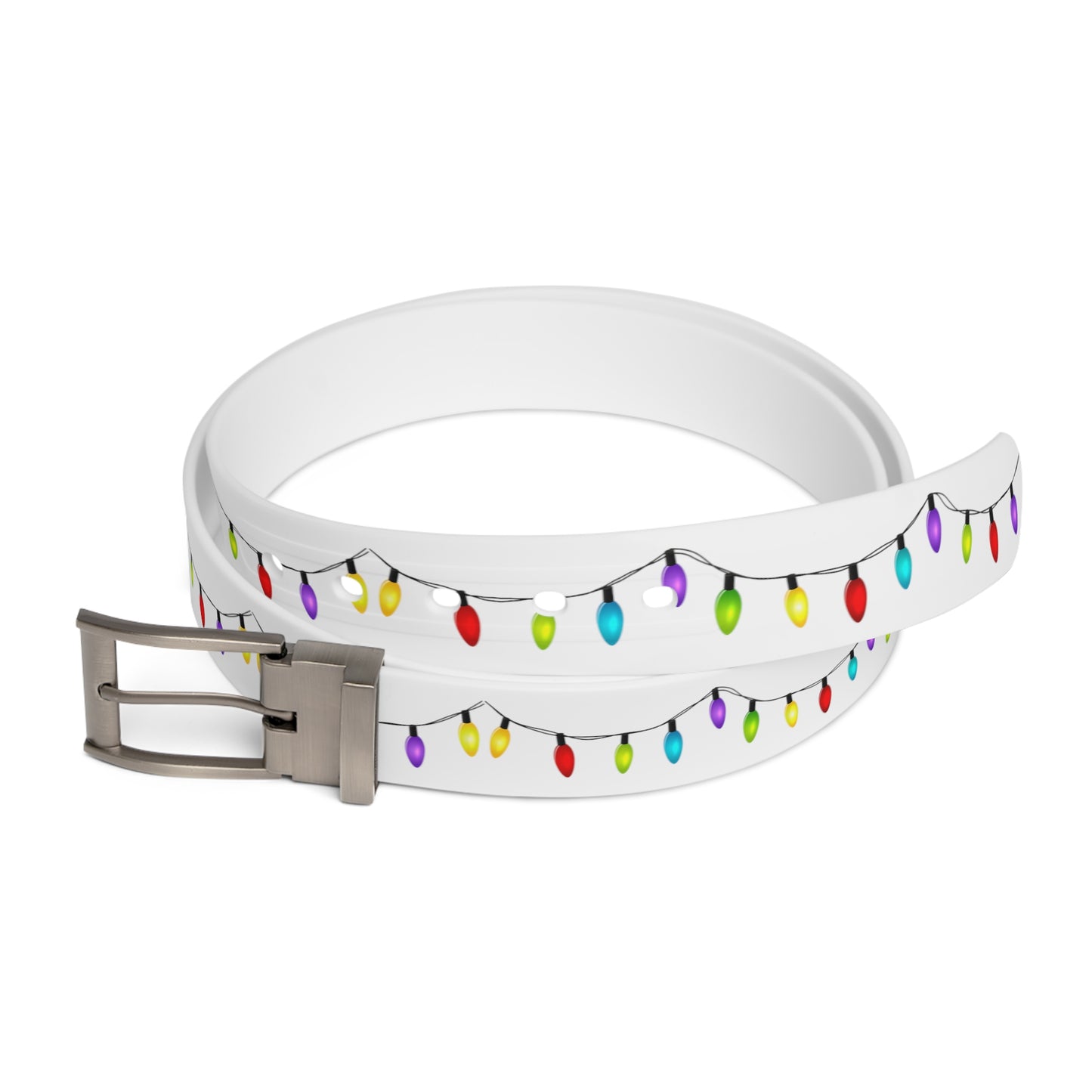 Ugly Christmas Belt - Holiday Lights - Men'