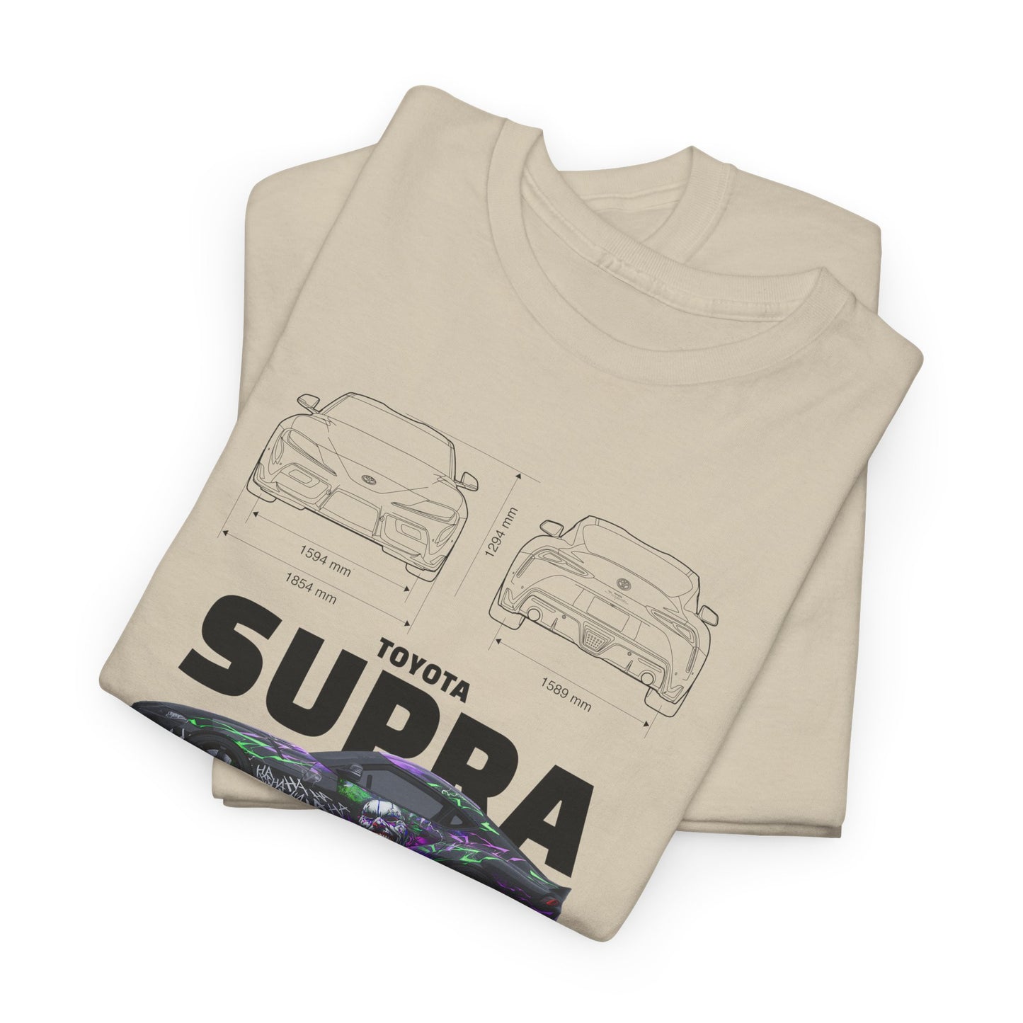 Toyota Supra A90 Blueprint Collection Unisex Cotton Tee