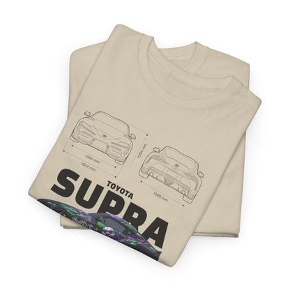 Toyota Supra A90 Blueprint Collection Unisex Cotton Tee