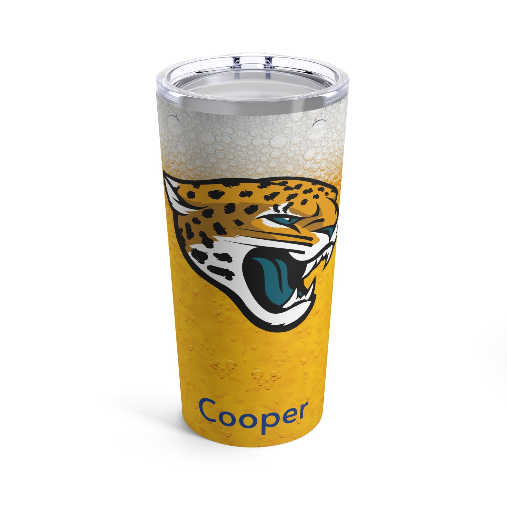 Personalized Jacksonville Jaguars 20oz Travel Mug Tumbler