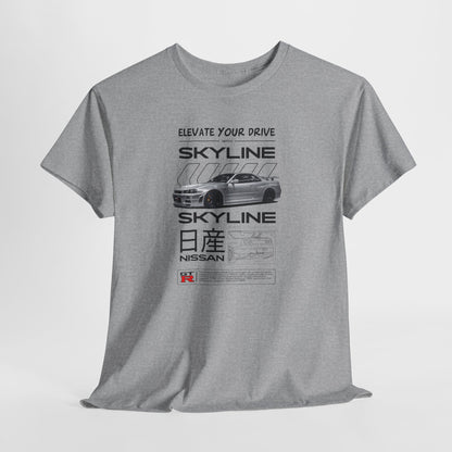 Nissan Skyline Blueprint Collection Unisex Cotton Tee
