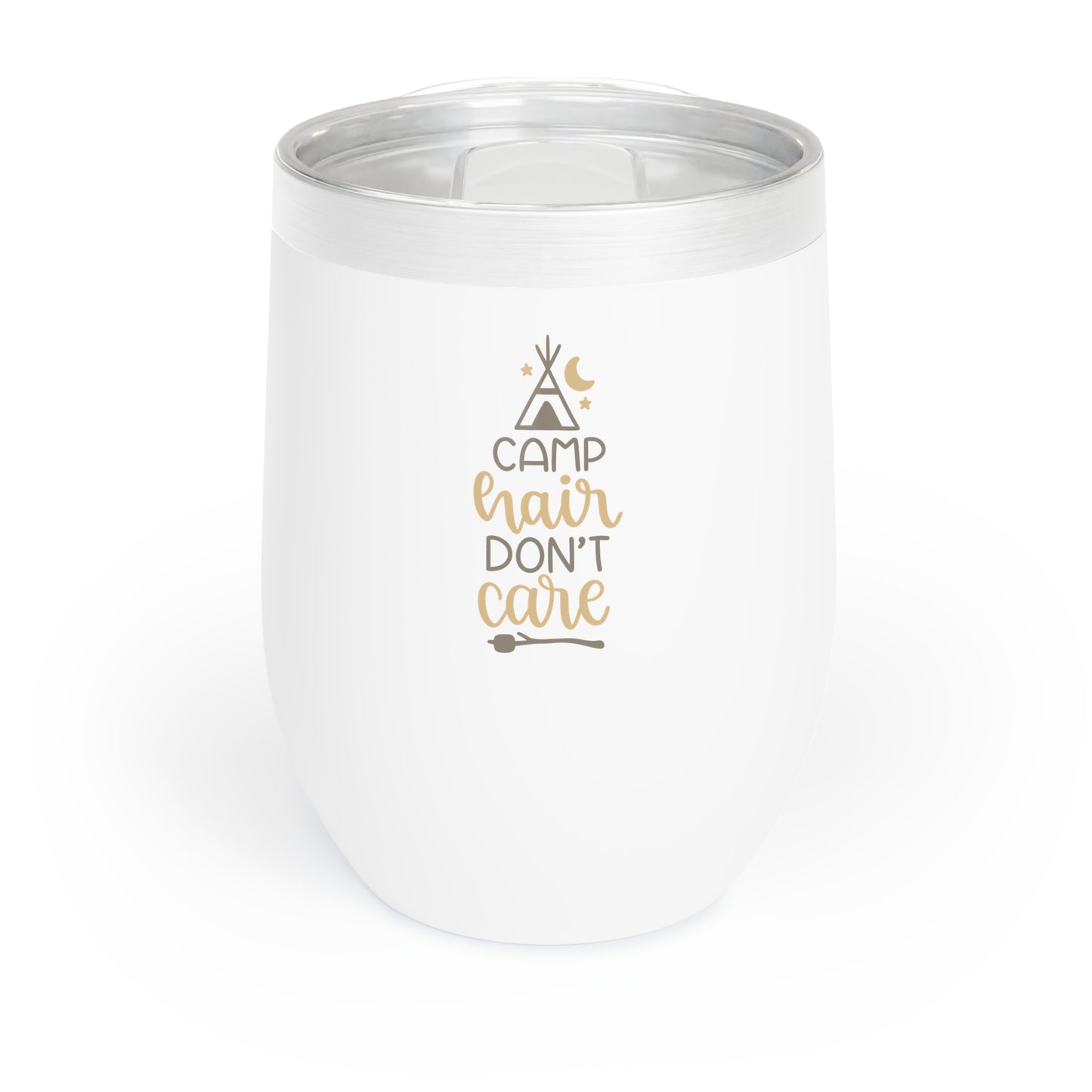 Camp Hair Don't Care 12oz Wine Tumbler