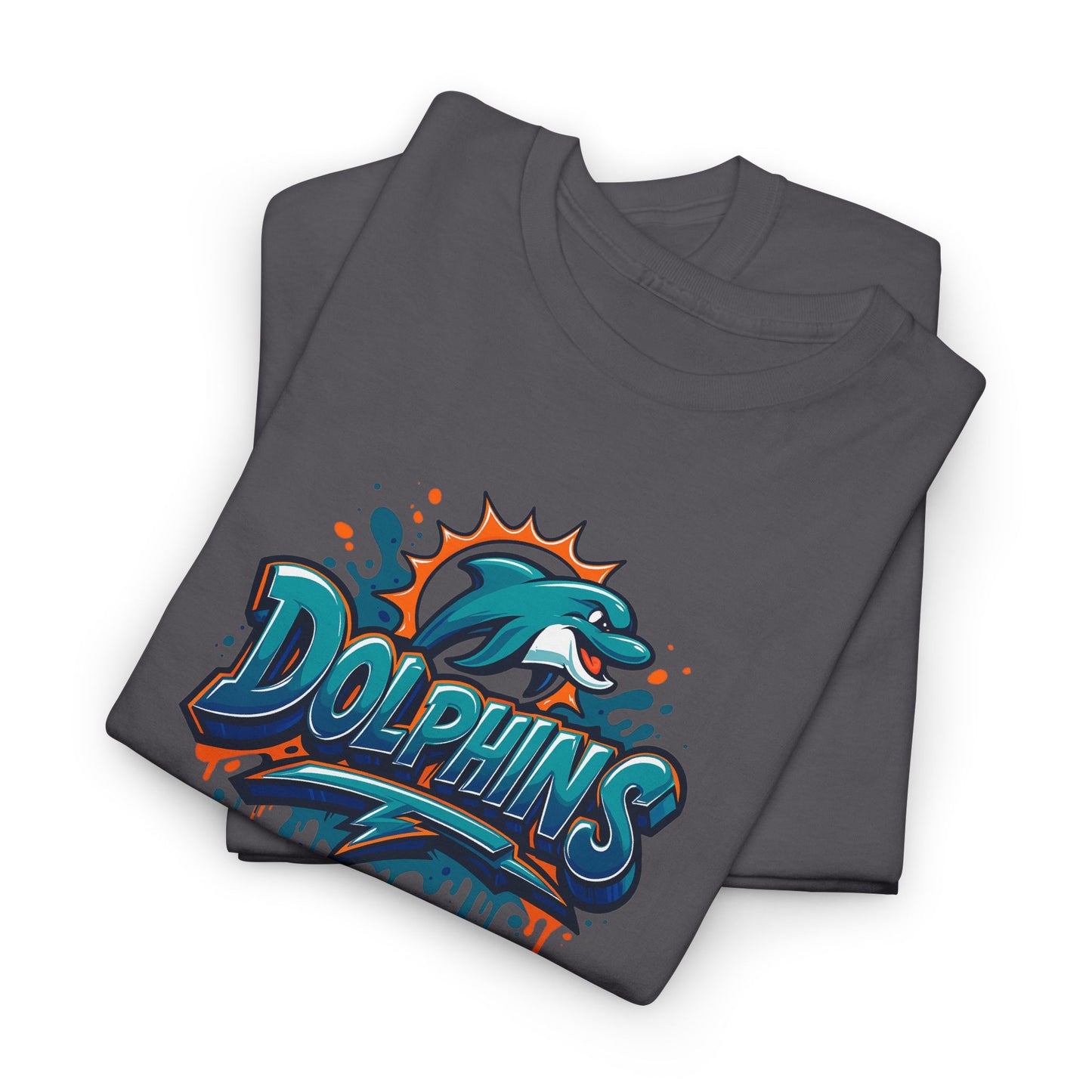 Miami Dolphins Art Unisex Premium Cotton Tee